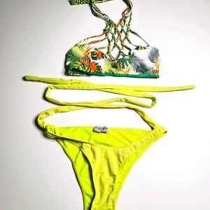 Icon sexy 2 piece reversible bikini EUC small